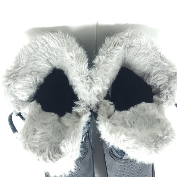 Sorel Women's TIVOLI II US10 Gray Suede Faux Fur Lined Winter Snow Boots - Picture 10 of 16